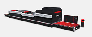 Flat and Longitudinal Bending Combind Glass Tempering Furnace(QHP-Z)